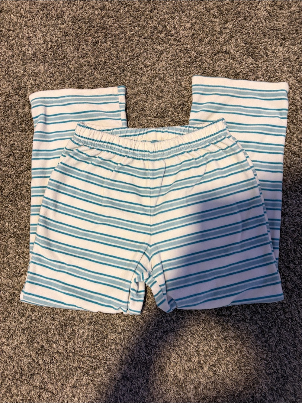 wonder nation White and Light Blue Striped Kids Pajama Bottoms